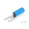 Te Connectivity Fork Terminal, #10 Stud Size, 16 AWG, 600 V, Vinyl, PVC Insulated, Blue 53245-6 - alternate 1